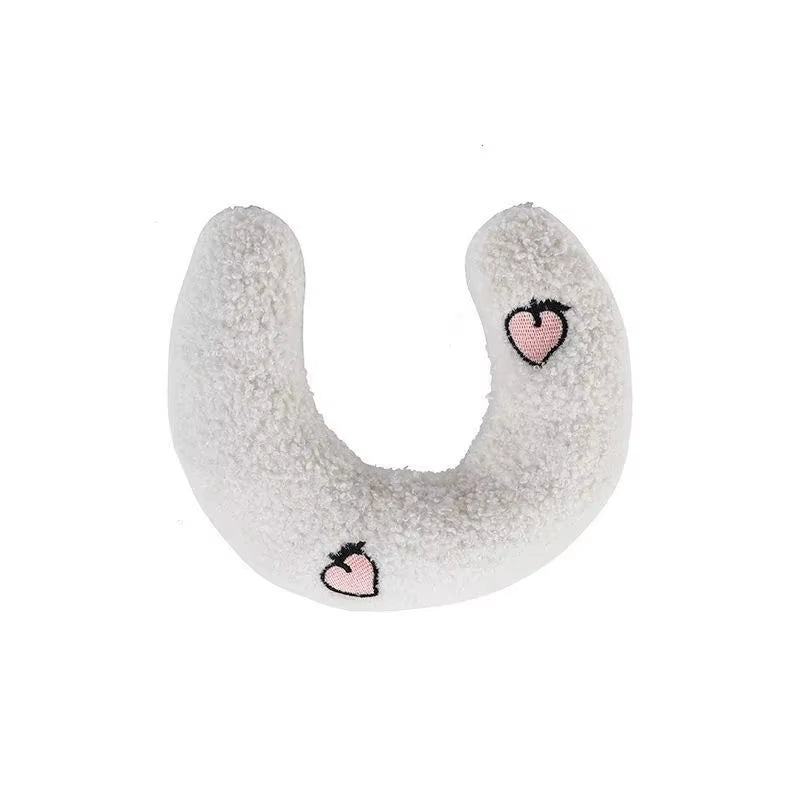 Cat Sleep Pillow Support Cervical Spine Pearl Cotton Filled Soft and Comfortable Pet Sleep U-Shaped Pillow Cat Dog Pillow