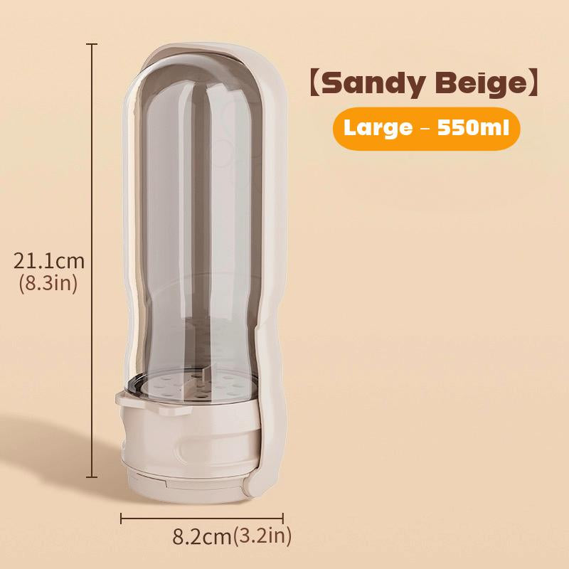 Portable Foldable Dog Water Bottle for Hiking and Walking with Your Dog - 550Ml