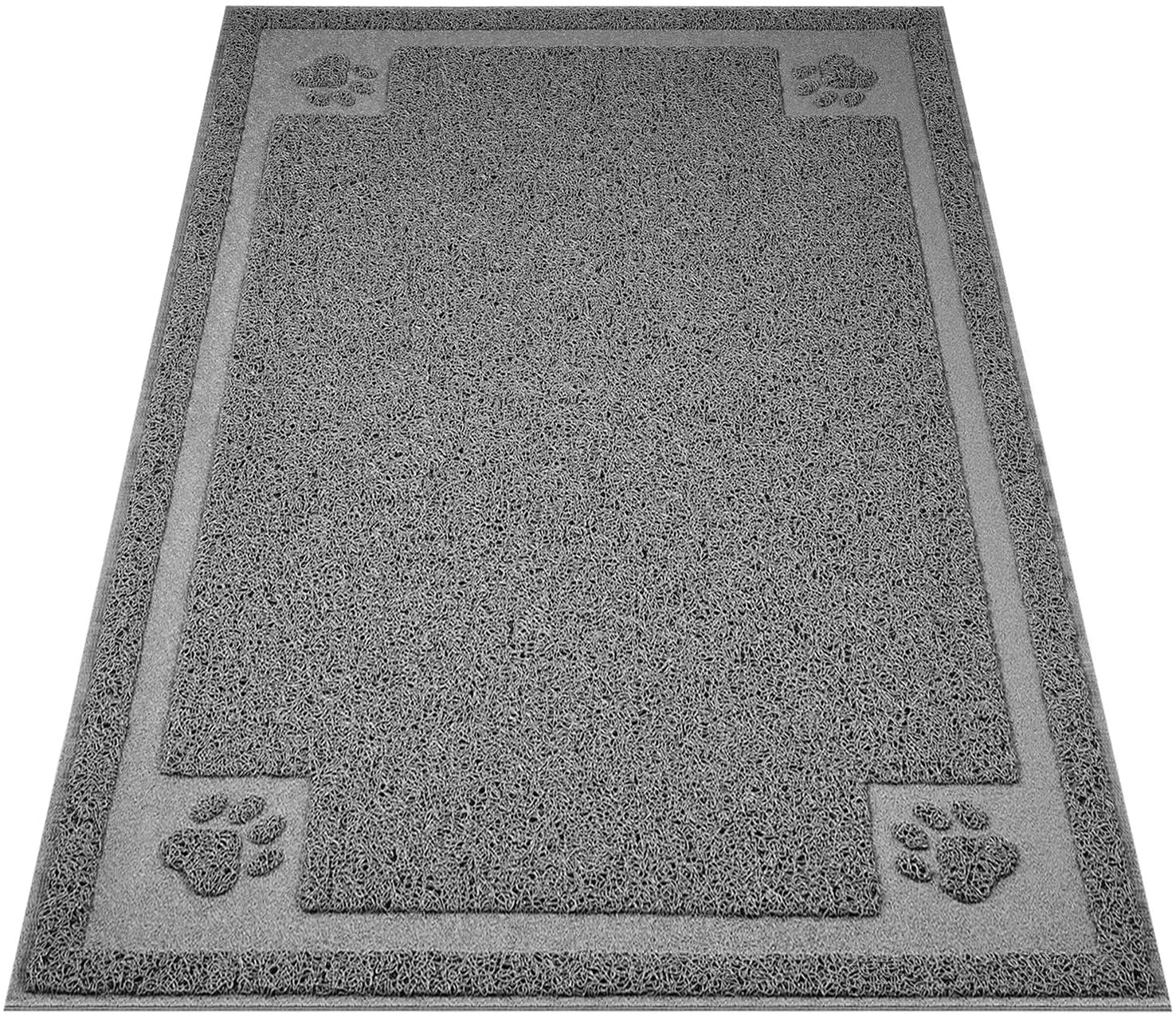 Large Cat Litter Mat Trapper 35"×23" Traps Litter from Box and Paws Scatter Control for Litter Box Soft on Sensitive Kitty Paws Easy to Clean