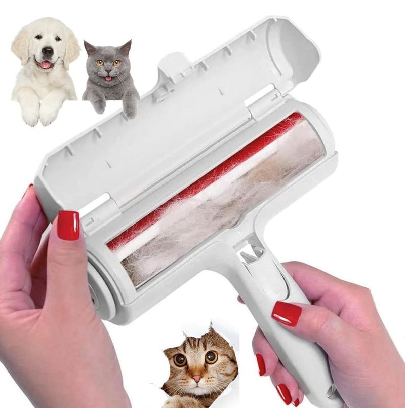 Reusable Pet Hair Remover for Furniture & Clothing - Multi-Surface Lint Roller & Fur Removal Tool