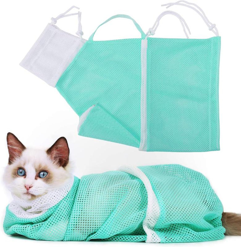 Cat Bath Mesh Bag, 1 Piece, Cat Grooming Shower Bag, Cat Bathing Bag